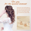 40 Pieces Vintage Bridal Hair Pins and Spiral Wedding Hair Clips Headpieces