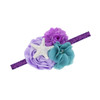 JustMyDress Starfish Bow Headband Hair Clips Pin Hair Bow Band Baby Girls Mermaid Headband JBC27 (-Purple Flower)