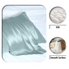 Mulberry Silk Pillowcase for Hair and Skin Standard Size 20"X 26" with Hidden Zipper Soft Breathable Smooth Cooling Pillow Covers for Sleeping(Haze B
