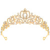 CIEHER Gold Tiara Crowns for Women & Girls - Bridal, Wedding, Prom, Quinceanera, Birthday & Christmas Crown Gifts - Hair Accessories