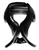 France Luxe Belle Cutout Curve Claw Clip - Black