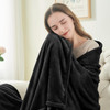 BEDELITE Fleece Blanket Black Throw Blankets for Couch & Bed, Luxury Plush Cozy Fuzzy Blanket 50x60 inches, Super Soft Warm Lightweight Throw Blanket