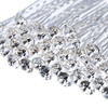 EBOOT 40 Pack Rhinestone Hair Pins Bridal Wedding Crystal Clips Accessories Decorative for Women and Girls