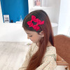 Bow Hair Clips for Girls Red Hair Bow Barrettes for Little Girl Cute Hair Accessories 2pcs Bowknot Hair Clip