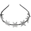 Lurrose Snowflake Headband: Snowflake Crown - Christmas Hair Accessories for Women Girls