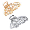 Large Metal Hair Claw Clips, Butterfly Barrette, Non-slip Hollow Jaw Clamp Clips, Hairpins for Women and Girls (Gold, Silver)