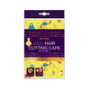 DONNA Premium Collection Kids Hair Cutting Cape, Comfort Fit Adjustable Hook and Loop Fastener 30" W x 36" L, 1PC