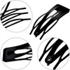 32 Pieces Hair Clips Set - 3 Prong Double Grip Metal Barrettes, Hair Comb Accessories for Women, Girls Hair Accessories (Black)