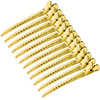 Alligator Hair Clips for Styling Sectioning - Metal Rustproof Duckbill Hair Clips with Holes,for Hair Styling,Coloring (12 Pieces)