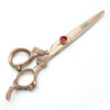 7/8/9 inch rose gold, silver 440c Japanese hair scissors salon hairdresser and thinning hairdresser (Rose Gold)
