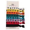 Sportybella Multicolored Karate Hair Ties- Martial Arts Hair Accessories For Girls. No Crease, No Tug Elastic Hair Ties Set. Ponytail Holders for Kar