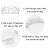 Sweet 16 Party Decorations 16th Birthday Tiara and Sash Silver Sweet 16 Gifts for Girls 16th Birthday Decorations arty Supplies for Girls