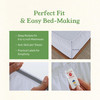 California Design Den Queen Sheet Set - Soft 100% Organic Cotton Sheets with Deep Pockets, Crisp Percale, Breathable and Durable Bedding Set - White