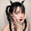 Halloween Bat Hair Clips for Women - Red Black Barrettes for Cosplay Costumes - Devil Clips Hairpin 4PCS Wing Hair Accessories for Party Decorations