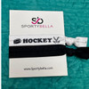 Ice Hockey Hair Accessories, Girls Hockey Hair Ties, Hockey Gift, No Crease Hockey Hair Elastics Set, Gift for Girl Hockey Players, Team Gifts, 5pc S