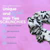 Lacrosse Scrunchie, Girls Lacrosse Hair Accessories, Lacrosse No Crease Premium White Lax Velvet Hair Scrunchies