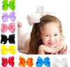 Hair Clips Boutique Hair Bows Alligator Clip for Women Girl Hairpin 6 Inch Large Cheer Bow Clip Handmade Bowknot Barrettes Hair Accessories TSFJ02 (P