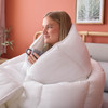 LINENSPA White Down Alternative Comforter and Duvet Insert - All-Season Comforter with Box Stitch and 8 Duvet Loops - Bedding for Kids, Teens, and Ad