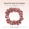 Kitsch Satin Scrunchies for Women - No Crease Hair Ties for Girls | Scrunchies For All Hair Types and Textures, Perfect for Day or Night | Ideal Gift