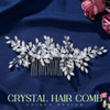 Evild Wedding Hair Clips Silver Rhinestone Bridal Headpiece Prom Hair Accessories for Women