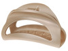 France Luxe Large Cutout Curve Claw Clip - Matte Sable