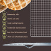 Cooling Rack for Baking 2-Pack, 16x10 Inches Baking Rack, Thick Wire Cookie Rack for Cooking, Roasting, Grilling, Drying, Oven Safe, Fits Half Sheet