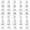 40 Pieces Rhinestone Crystal Twisters Set Spiral Hair Pins Silver Coils Rhinestone Spiral Hair Jewelry Crystal Clip Accessories for Wedding Bridal Pr
