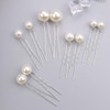 Aimimier Bridal Faux Pearl Hair Pins 10 Pcs Large Ivory Faux Pearl Bobby Pins Wedding Hair Piece Prom Party Festival Hair Accessories for Women and G