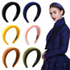 Headbands Women Hair Head Bands - 6 Pcs Diademas Para Mujer De Moda Accessories Velvet Padded Head Bands Cute Beauty Fashion Hairbands Girls Vintage