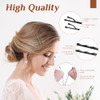 Bobby Pins - 360 Pcs, 2 Inch Premium, Secure Hold, Black Bobby Pins for Kids, Girls & Women