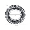 Suoirblss 6PCS Stretch Flexible Hair Combs Headband, Women's Fashion Plastic Teeth Headband Hair Clips Hoop, One Size Fits Most