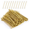 MORGLES Blonde Hair Bobby Pins, 120PCS 2Inches Gold Hair Pins for Women with Box