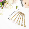 MORGLES Blonde Hair Bobby Pins, 120PCS 2Inches Gold Hair Pins for Women with Box