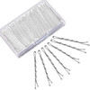 MORGLES 240PCS Silver Bobby Pins with a Box 2.2 Inches Bobby Pins for Gray Hair