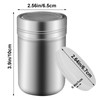 Powdered Sugar Shaker Duster Stainless Steel Powdered Sugar Fine Mesh Shaker with Lid for Cinnamon Flour Salt Pepper Powdered Sugar baking soda Cocoa
