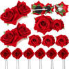 Waydress 12 Pieces Rose Flower Hair Clip Rose Brooch Floral Clips Mexican Flower Hair Pins Accessories for Women Mother's Day Gifts Flamenco Dancer B