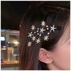Yheakne Crystal Rhinestone Bling Hair Accessories: Decorative Star Barrette, Hair Pin, and Headpiece for Women and Girls (Silver)
