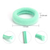 BAOLI 200PCS Baby Girl Hair Ties for Todder Girls, Mini Hair Bands No Damage, Soft Kids Hair Ties Elastics Ponytail Holders, 1 Inch in Diameter, 5 Co