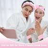 Zkptops 6Pcs Spa Headband for Washing Face Wristbands Set Women Bubble Makeup Sponge Terry Cloth Padded Puffy Skincare Headband Bow Tie Hairband Cute