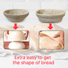 RoEsha Banneton Bread Proofing Basket 23 Piece Set, Round 9 and Oval 10 Inch Rattan Sourdough Baskets, Dough Scraper, Scoring Lame, Linen Bread Bag,