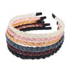 MTLEE 6 Pieces Beaded Headbands for Women Sparkly Crystal Beaded Hair Hoop Hairbands Multiple Color Hair Accessories Head Bands Christmas Gift(Classi