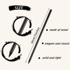 Chuangdi 40 Pcs Black Wood Hair Sticks Chopsticks Vintage Hair Sticks Chinese Pencil Long Hairpins Bun for Hairstyles Decorative Holder Accessories f