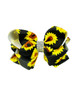 Big Jumbo Bow Hair Clips for Girls - Sunflower Hair Bow Pins BBG56 (Black Bow)