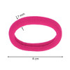 60pc Seamless Hair Ties, No Damage Ponytail Holders - Value Pack Colorful Elastic, Hair Rubber Bands No Damage Hair Ties for Everyday Use