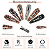 Chuangdi 12 Pcs Rhinestone Hair Clips, 3.2 Inch AB Crystal Metal Hair Barrettes for Women Girls Bridal Wedding Birthday Party Costume Accessories