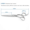 6 Inch Professional Hair Scissors Professional 440C Stainless Steel Hair Cutting Scissors  Hand-Sharpened Japanese Blades, Ergonomic Handle, Ultra-S