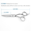 5.5 Inch Hair Cutting Scissors Barber Hair Shears Professional Haircut Scissors Hair Cut 440c Hairdresser Barber Shears KINSARO for Hairdresser Barbe