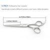 Professional Hair Cutting Scissors Barber Hair Shears Haircut 6 Inch 440c Haircut Shears Hairdresser Scissors KINSARO for Hairdresser Barber or Home
