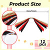 Kajaia 12 Pcs Softball Hair Ties Cheer Scrunchies Baseball Gifts Ribbon Ponytail Holder Streamer Elastics Cheerleader Accessories for Teen Girls Scho