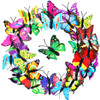36 Pieces Butterfly Hair Clips Colorful Butterfly Barrettes 3D Wedding Hair Clips for Bridal Women Halloween Party Favors
